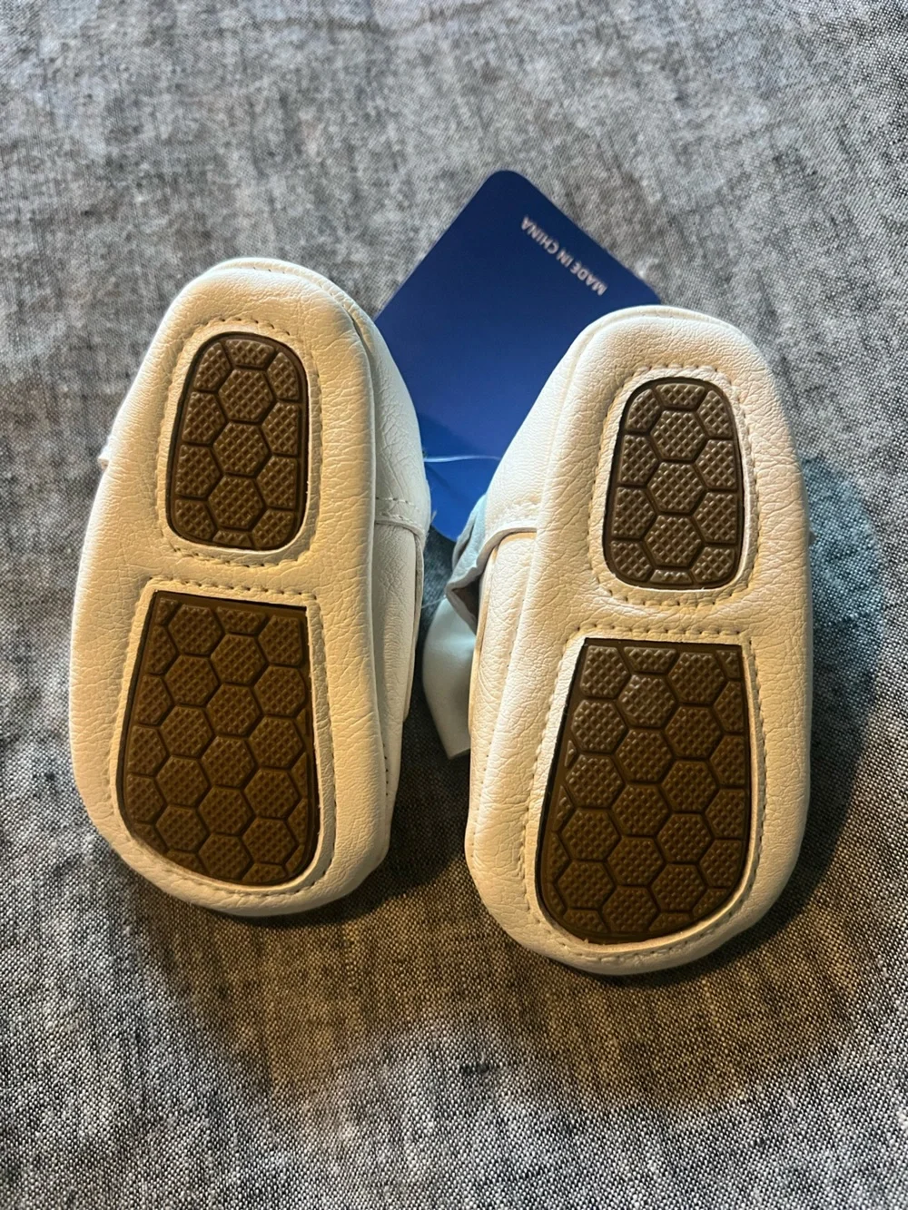 White Baby Mary Jane Bow Shoes